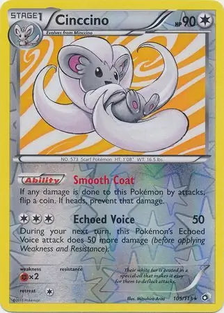 Legendary Treasures Cinccino #105/113 reverse holo